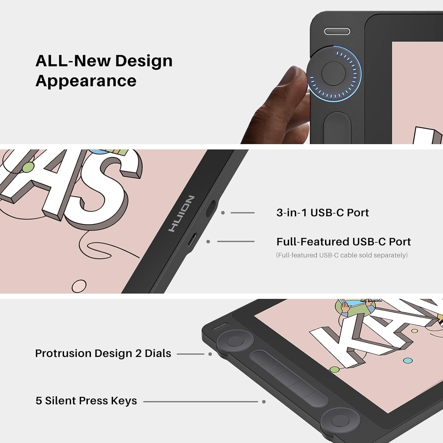 Kamvas 13 (Gen 3) mit Ständer