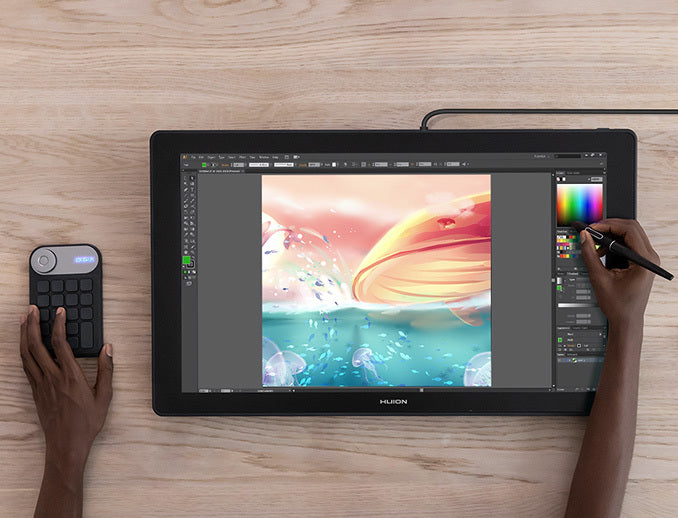 How does the Huion pen technology work?