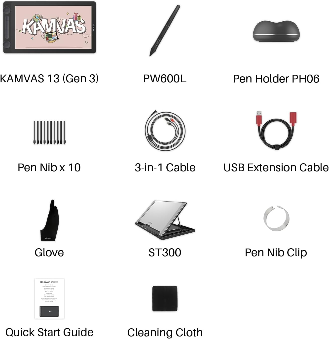 Kamvas 13 (Gen 3) with stand