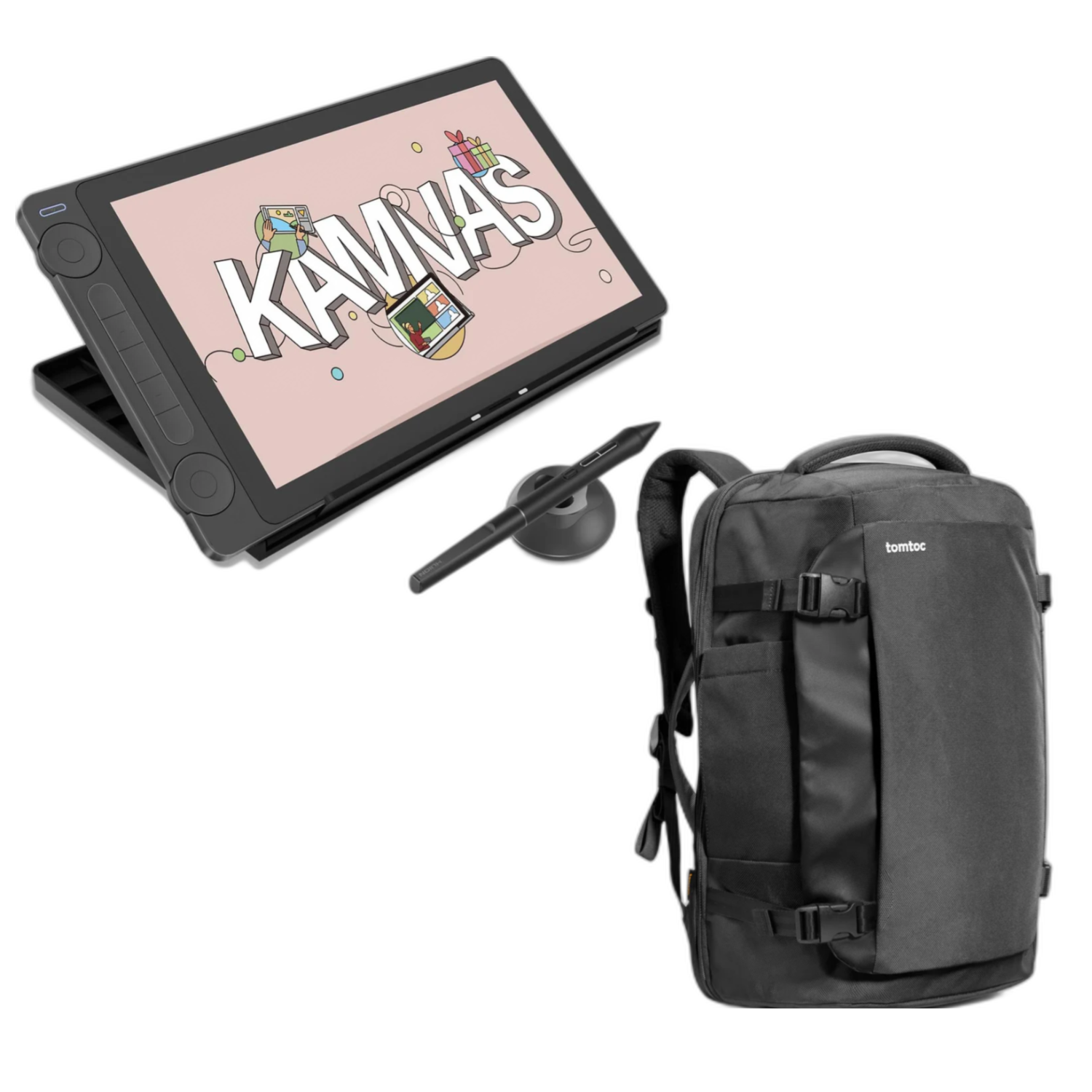 Kamvas 13 Gen 3 x Tomtoc Navigator T66 Rucksack